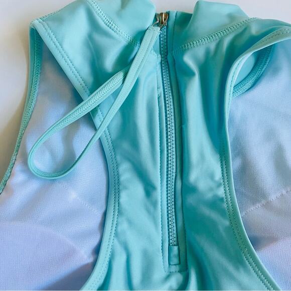 Kyodan | Longline Mock Neck Aqua Bikini NWT L - Picture 10 of 12